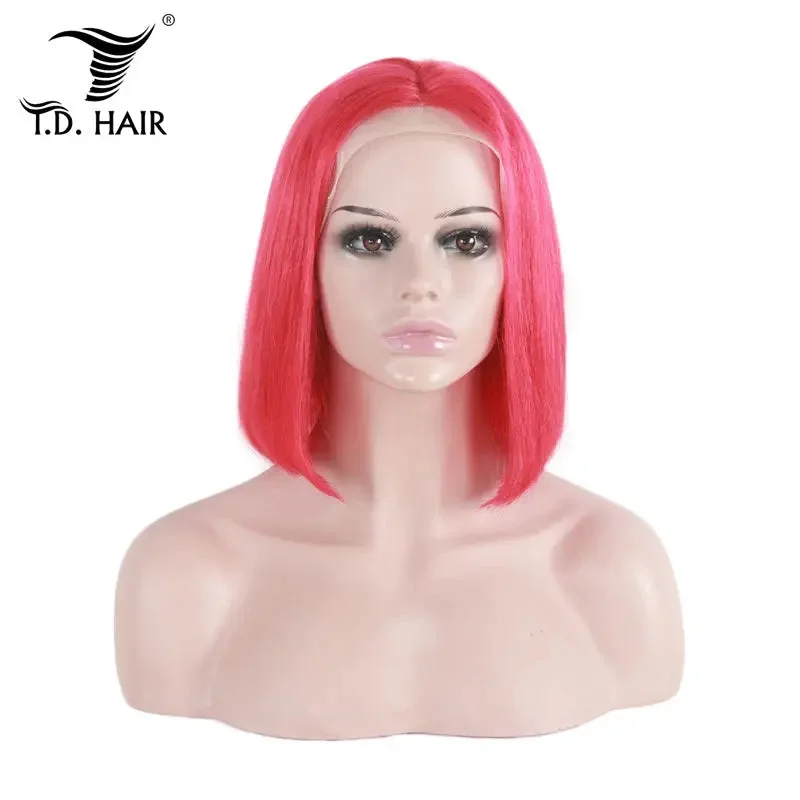 Colored Wig Brazilian Human Hair