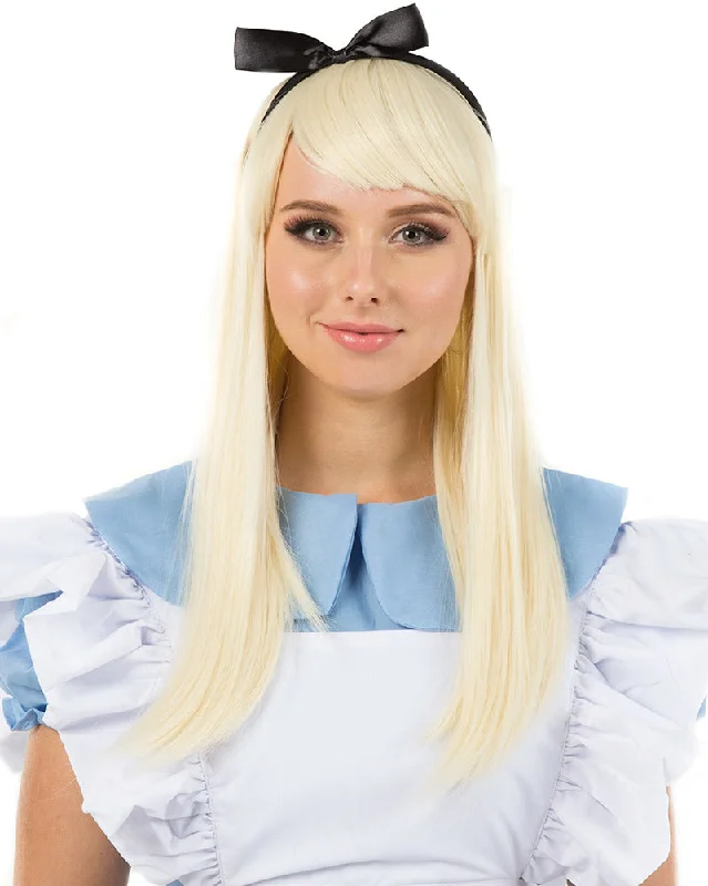 Alice Deluxe Long Blonde Wig