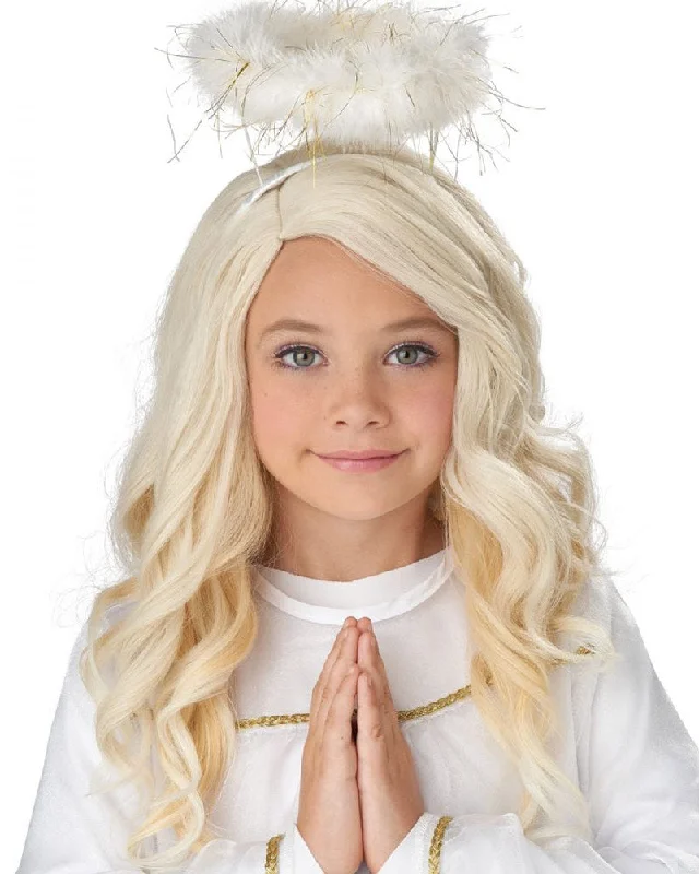 Angel Long Blonde Kids Wig