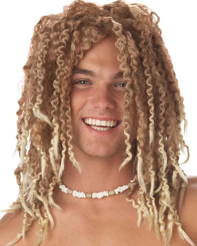 Beach Bum Dreadlocks Blonde Wig