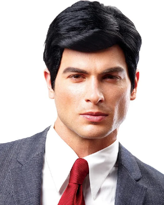 50s Black Real Man Wig