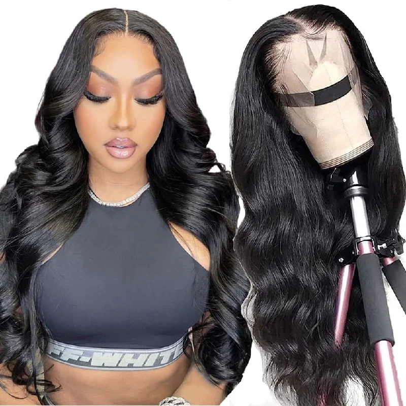 Cheap Body Wave 13X6 Lace Front Wigs Pre Plucked Virgin Human Hair Wigs For Black Women YESWIGS 13X4 Hd Lace Frontal Wig Vendors