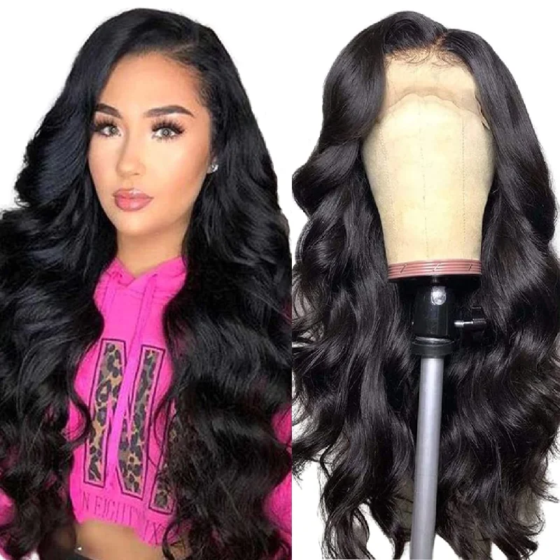 Cheap Body Wave 13X6 Lace Front Wigs Transparent Lace Human Hair Wigs For Black Women YESWIGS 13X4 Hd Lace Frontal Wig Vendors