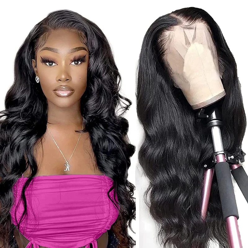 Cheap Natural Hair Wigs Human Hair Lace Front Wig Vendor 13X6 Raw Indian Hair Body Wave 13X4 Hd Lace Frontal Wig For Black Women