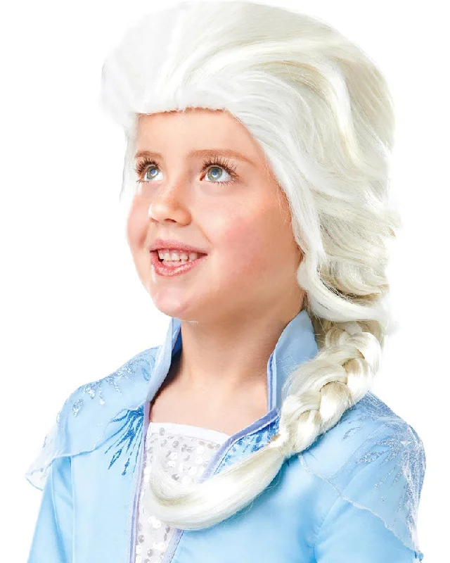 Disney Frozen 2 Blonde Plaited Kids Wig