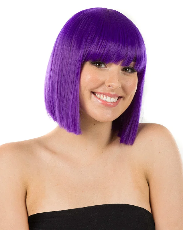 Fashion Deluxe Amethyst Purple Bob Wig