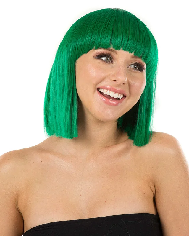 Fashion Deluxe Emerald Green Bob Wig