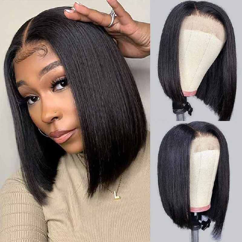 Lace closure wig (black)