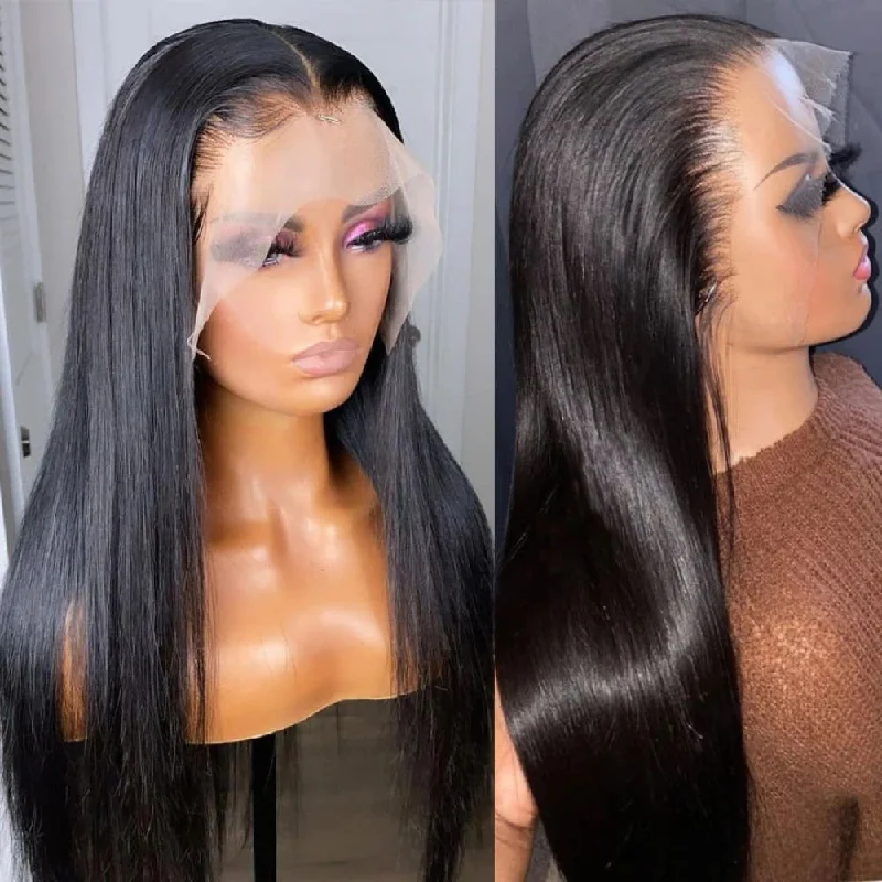 Jordan | Invisible Knots 370 Lace Frontal Wig | Silky Straight