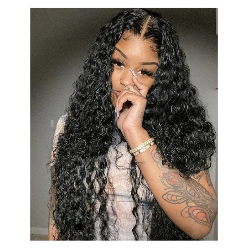 Malaysian Hair Hd 360 Lace Wigs ,Top Quality Mink Brazilian Hair Transparent 360 wigs, Soft Human Hair Thin 360 Lace Frontal Wig