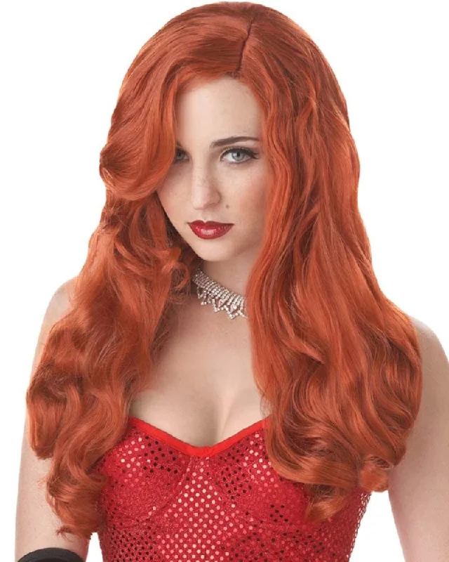 Movie Star Sinsation Long Red Wig