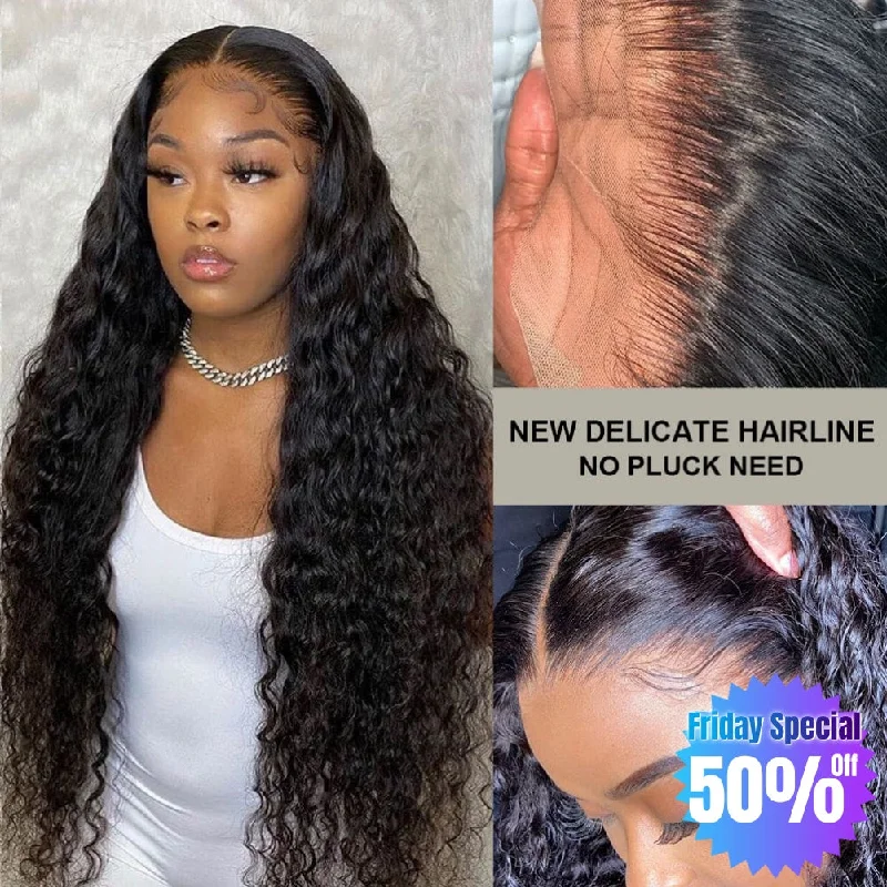 【Friday Special 50% Off】Boutique Skin Melt Lace + Delicate Hairline Frontal Wig Loose Wave