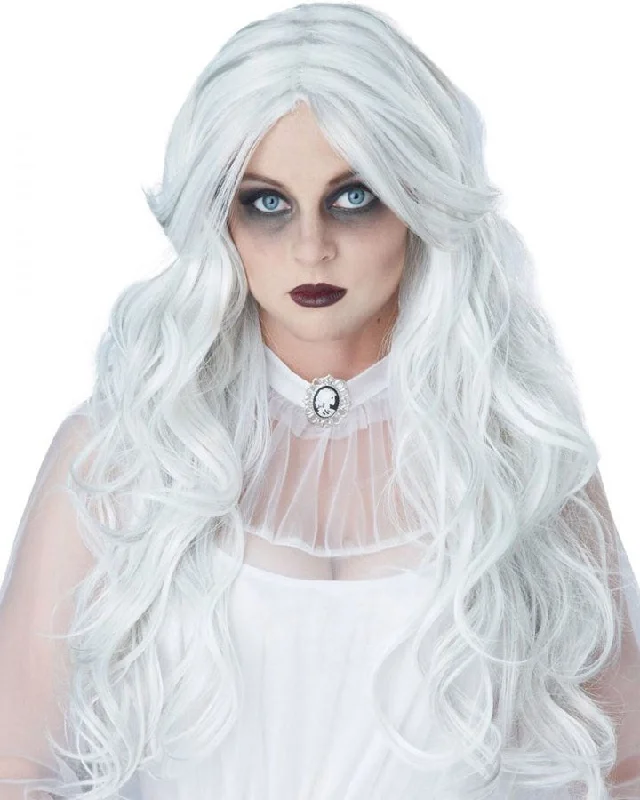 Supernatural Long Grey and White Wig