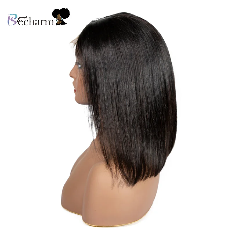 Natural black bob wigs