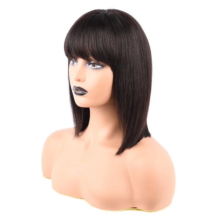 4x4 Bob Wig With Bang