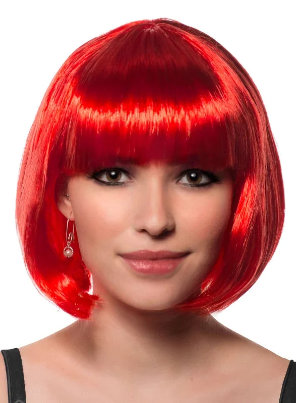 Eden Red Bob Womens Costume Wig