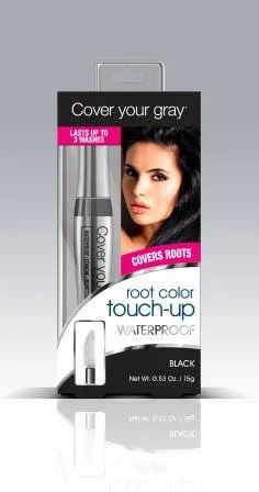 Irene Gari Cover Your Gray Root Color Touch-Up Waterproof-Black .53 oz