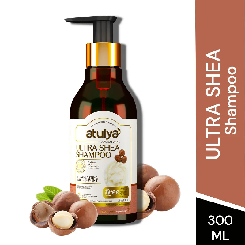 atulya Ultra Shea Shampoo - 300ml (Buy Any3 Products & Save Rs.300 Use code : RS300)