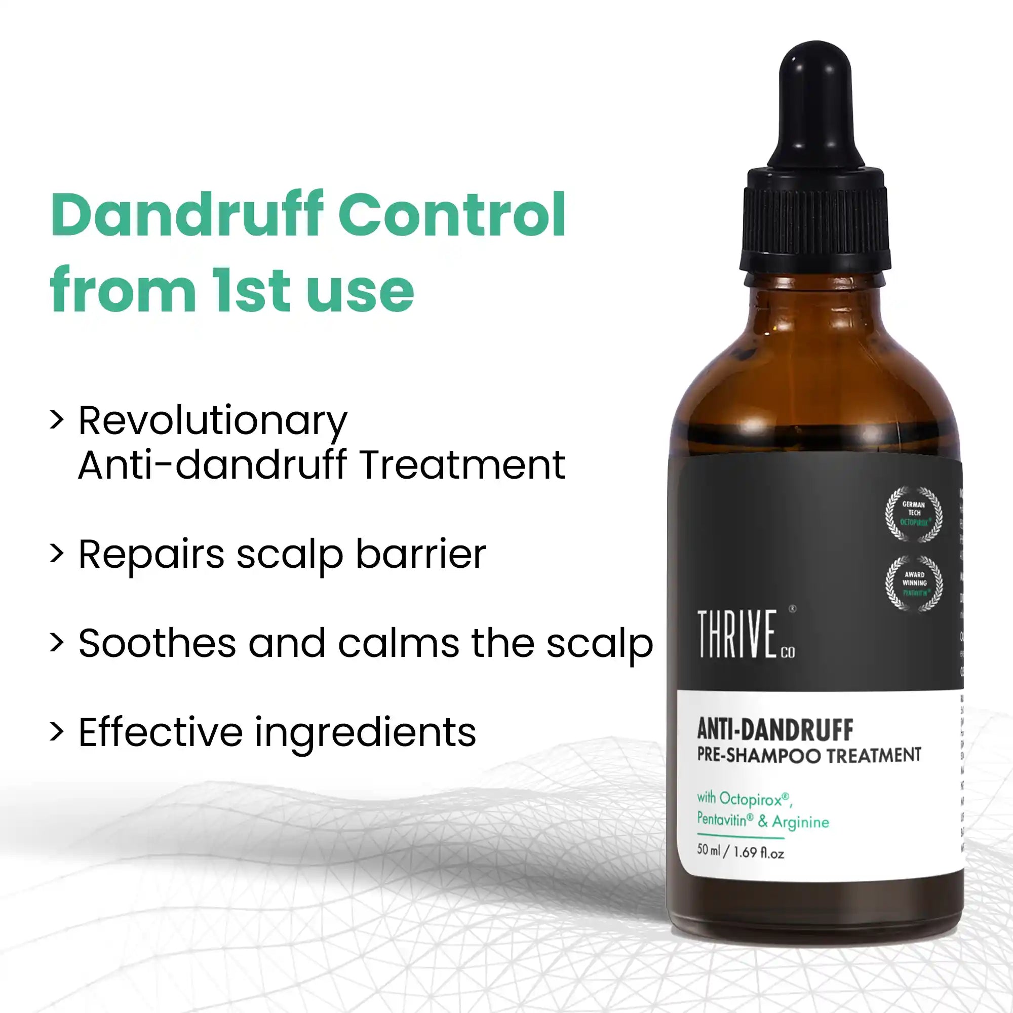 Anti-Dandruff Pre-Shampoo Treatment, 50ml