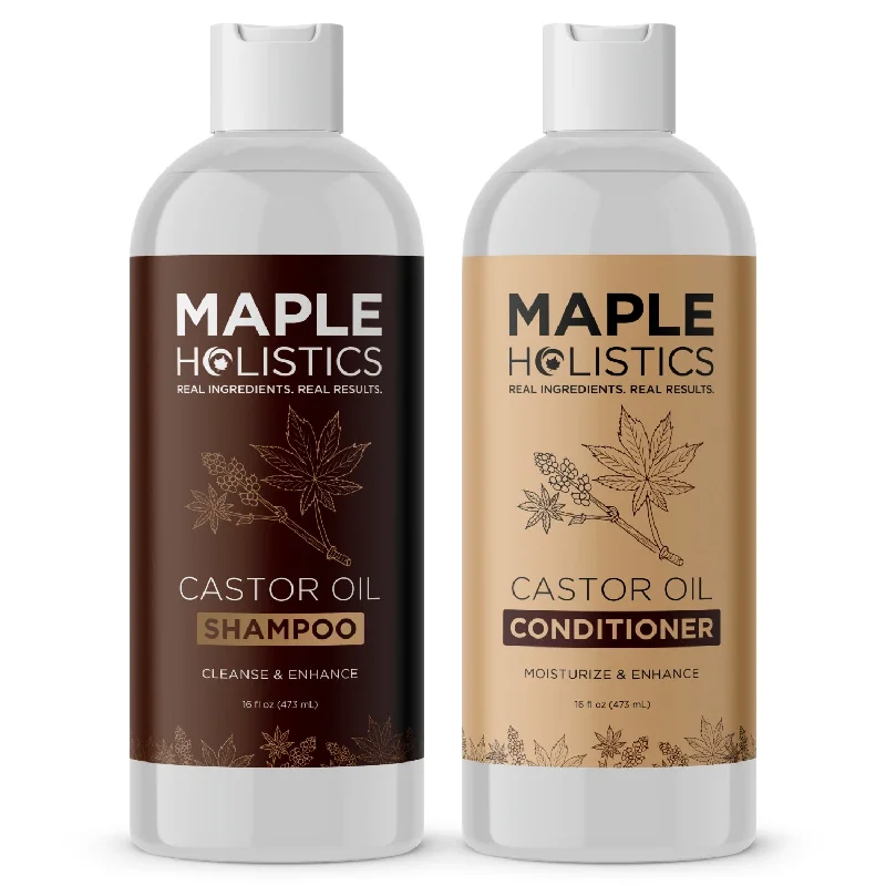 Biotin Castor Shampoo and Conditioner Set