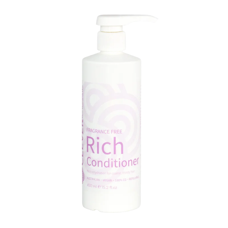 Clever Curl Fragrance Free Rich Conditioner 450ml