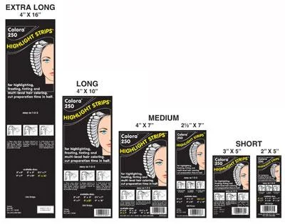 Colora Balayage Highlight Strips 250 Count