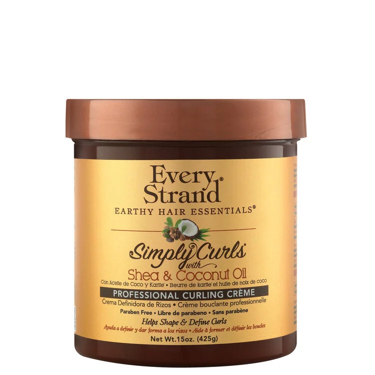 Every Strand Simply Curls Shea & Coconut Curling Crème, 15 Oz