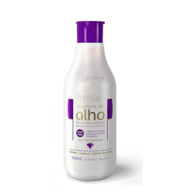 Fortifying Garlic Alho Oil Control Home Hair Care Shampoo 300ml - Forever Liss