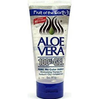 Fruit of the Earth Aloe Vera 100% Gel Tube 6 Oz