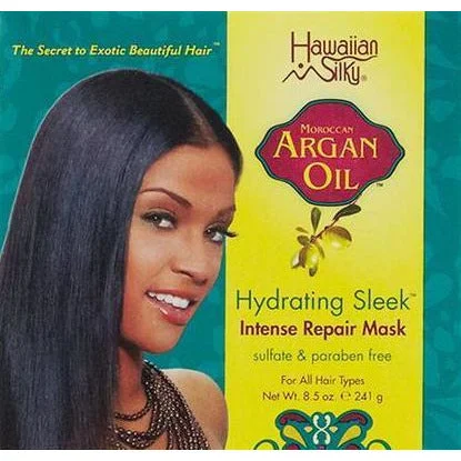 Hawaiian Silky Argan Oil Hydrating Sleek Intense Repair Mask – 8.5 oz