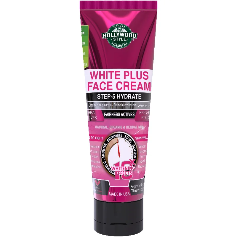 Hollywood Style White Plus Face Cream - 3.2 Oz