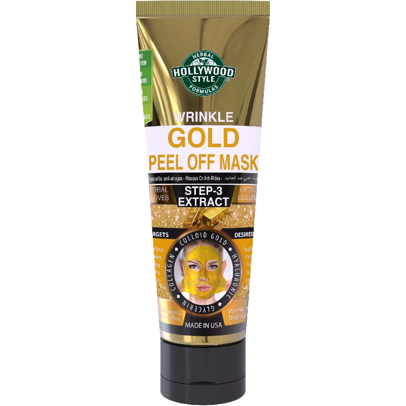 Hollywood Style Gold Peel Off Mask Tube, 3.2 Ounce