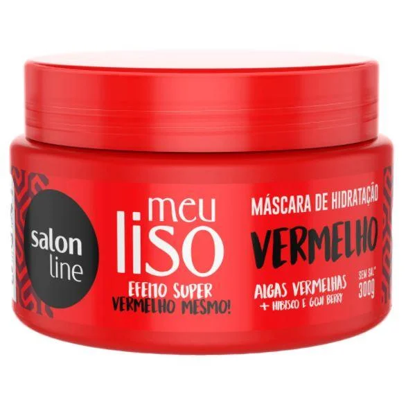 Salon Line Hydration Red Effect Tinting Hibiscus Goji Berry Algae Mask 300g