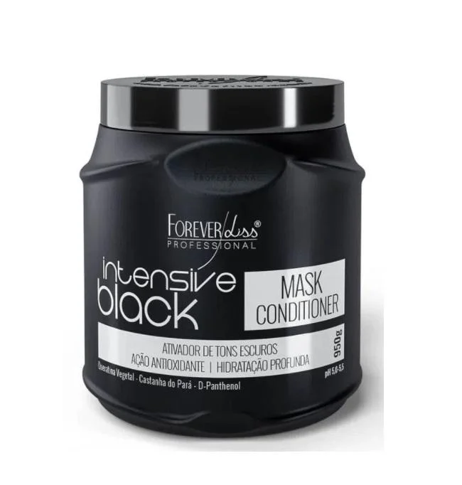 Intensive Black Hair Color Treatment Conditioning Tinting Mask 950g - Forever Liss