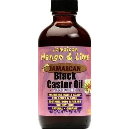 Jamaican Mango & Lime Jamaican Black Castor Oil Lavender (4 Oz.)