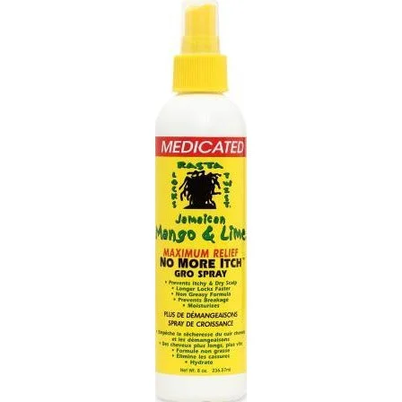 Jamaican Mango No More Itch Gro Spray, Maximum, 16 Ounce