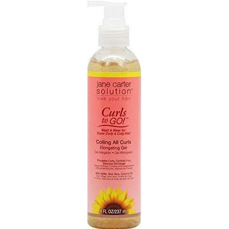 Jane Carter Curls To Go Coiling Elongating Gel, 8 Oz