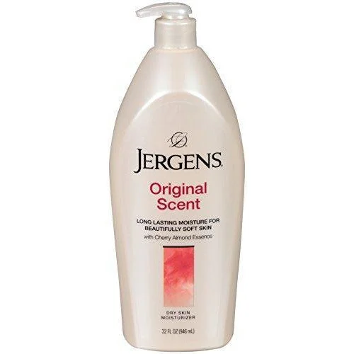 Jergens Original Scent Dry Skin Moisturizer With Cherry Almond Essence, 32 Oz