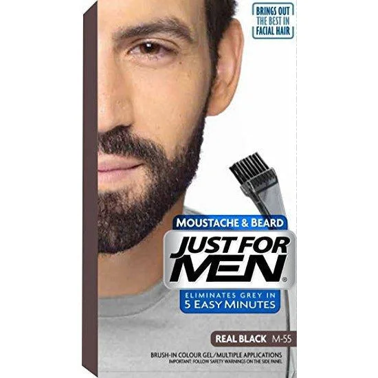 Just For Men Mustache & Beard Real Black