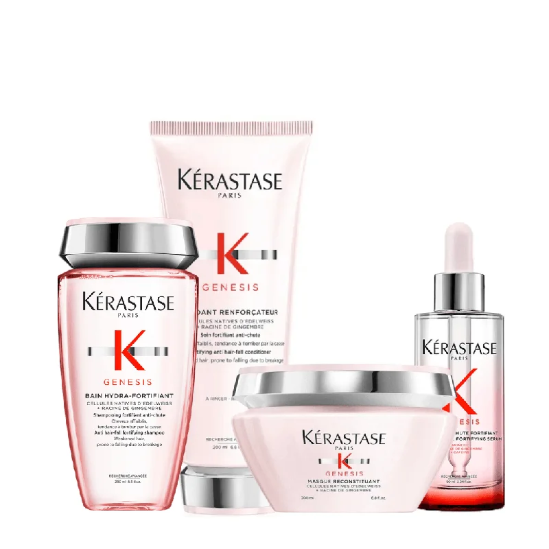 Kerastase Genesis 4 Piece Routine Bundle - For Anti-Hair Fall