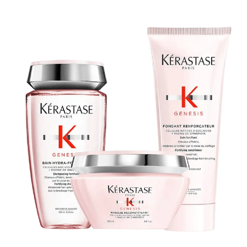 Kerastase Genesis Hydra-Fortifiant Trio Bundle - For Anti-Hair Fall