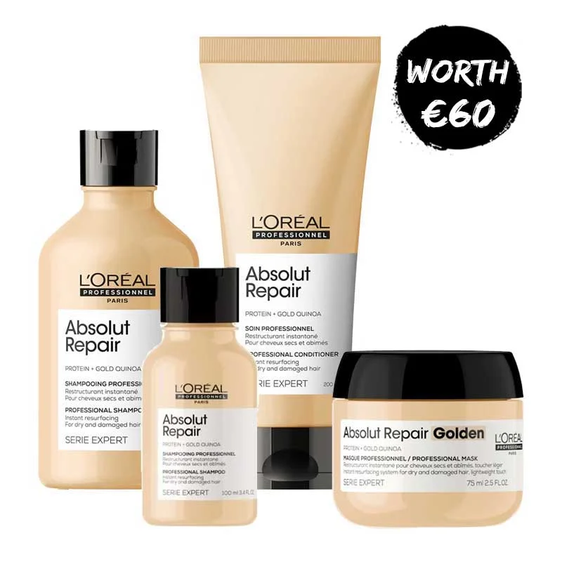 L'Oréal Professionnel Absolut Repair Home and Away Bundle