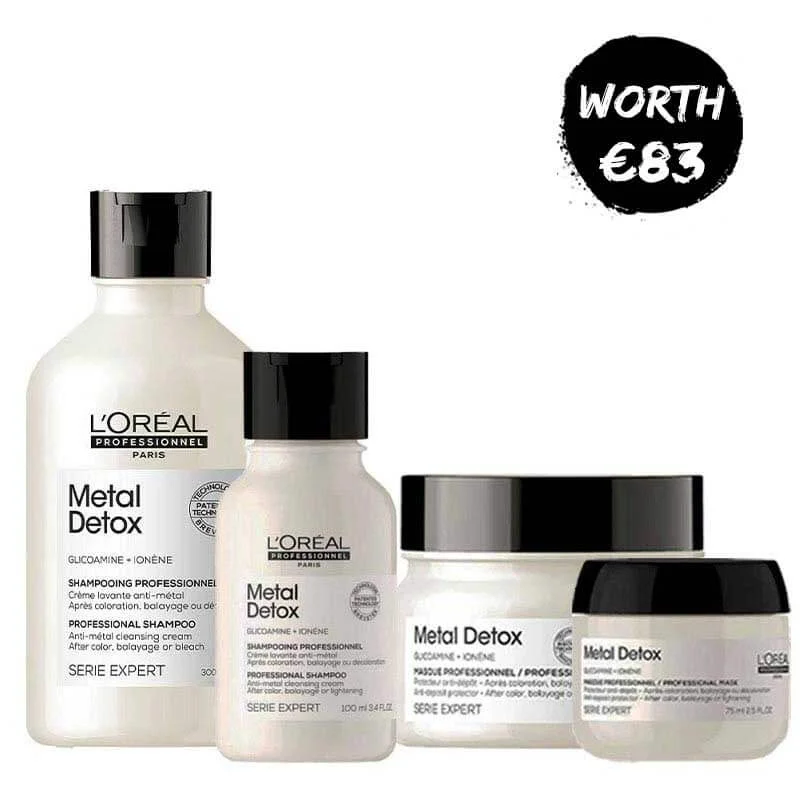 L'Oréal Professionnel Metal Detox Home and Away Bundle