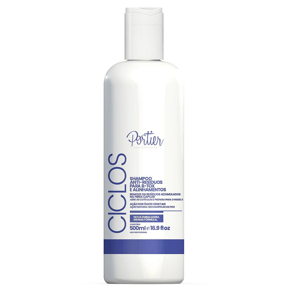 Portier Ciclos Anti Residues Shampoo 500ml / 16.9 fl oz