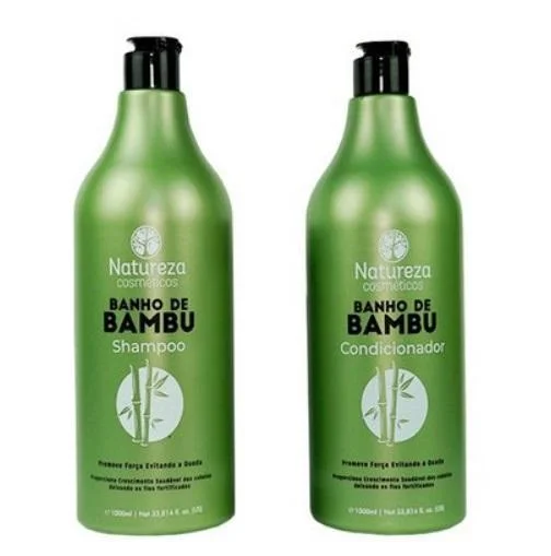 Professional Hair Treatment Bamboo Bath Shampoo and Conditioner 2x1L - Natureza