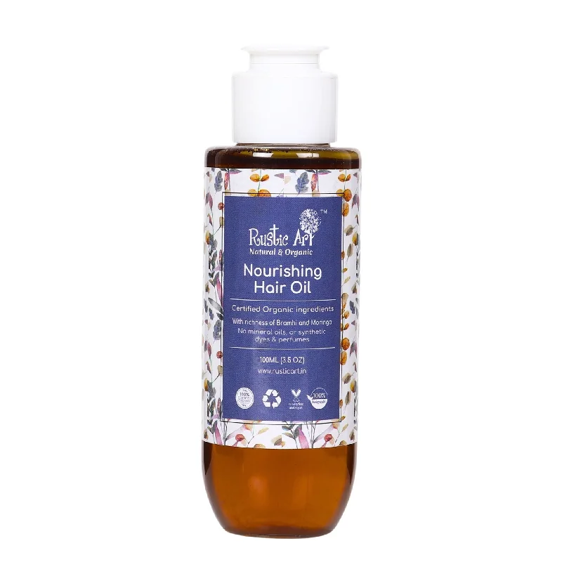 Nourishing Hair Oil with Rosemary & Brahmi (100ml)