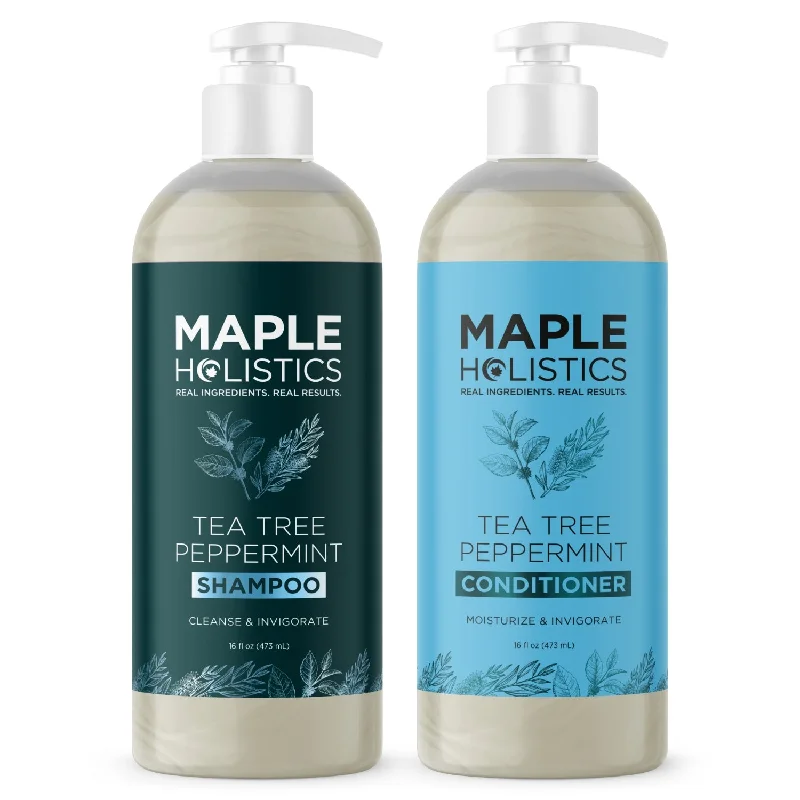 Tea Tree Peppermint Shampoo and Conditioner Set