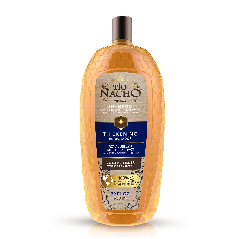 Tio Nacho Thickening Volume Filler with Royal Jelly & Nettle Extract Shampoo - 32 fl oz - Case of 6