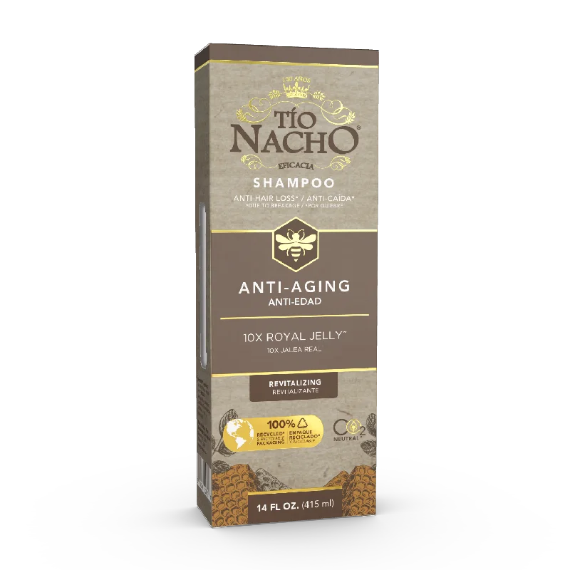 Tio Nacho Anti-Aging Revitalizing with Royal Jelly Shampoo - 14 FL OZ. (415 ml) - Case of 12