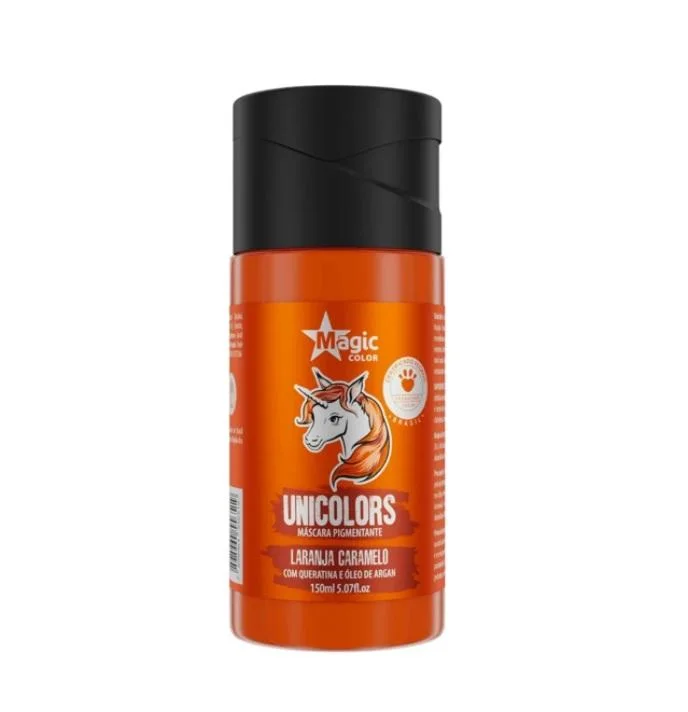 Unicolors Laranja Caramelo Redhead Orange Pigmenting Mask 150ml - Magic Color